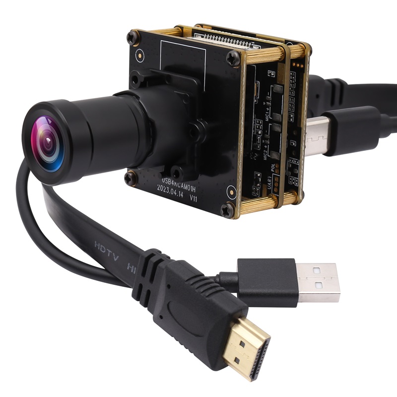 ELP 4K USB HDMI Camera Module IMX415 H.265 H.264 MJPEG 30fps with Black Light 4mm Lens - Click Image to Close
