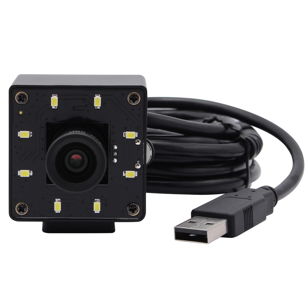 ELP 2020 New start light Sony IMX323 H.264 USB webcam with 6 white LED, brightness adjustable - Click Image to Close
