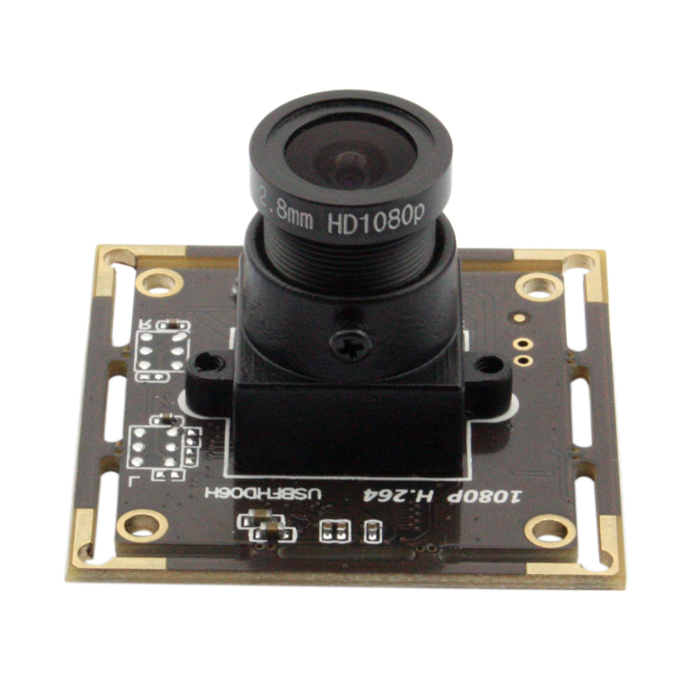 ELP 2 megapixel 2.8mm lens full HD 1080P H.264 low illumination 2.8mm lens micro usb camera module - Click Image to Close