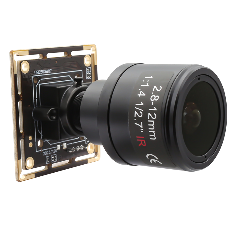 5MP USB Camera Module IMX335 Sensor 30fps with M12 2.8-12mm Varifocal Lens - Click Image to Close